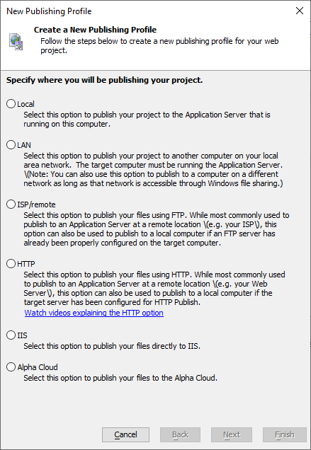 Create Profile